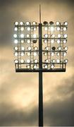 11 February 2017; A general view of the floodlights in the Gaelic Grounds being turned on during the AIB GAA Football All-Ireland Senior Club Championship semi-final match between Corofin and Dr. Crokes at Gaelic Grounds in Limerick. Photo by Eóin Noonan/Sportsfile