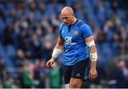 11 February 2017; Sergio Parisse of Italy following the RBS Six Nations Rugby Championship match between Italy and Ireland at the Stadio Olimpico in Rome, Italy. Photo by Ramsey Cardy/Sportsfile