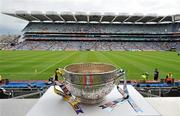 10 July 2011; A general view of the Delaney Cup in Croke Park before the game. Leinster GAA Football Senior Championship Final, Dublin v Wexford, Croke Park, Dublin. Picture credit: Brendan Moran / SPORTSFILE