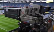 11 February 2017;  A view of a TV camera in advance of  the Allianz Football League Division 1 Round 2 match between Dublin and Tyrone at Croke Park in Dublin. Photo by Ray McManus/Sportsfile