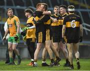 11 February 2017; Dr. Crokes players including Johnny Buckley and Fionn Fitzgerald celebrate after the AIB GAA Football All-Ireland Senior Club Championship semi-final match between Corofin and Dr. Crokes at Gaelic Grounds in Limerick. Photo by Diarmuid Greene/Sportsfile