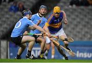 11 February 2017; Donagh Maher of Tipperary in action against Cian O'Sullivan, left, and Oisin O'Rorke of Dublin during the Allianz Hurling League Division 1A Round 1 match between Dublin and Tipperary at Croke Park in Dublin. Photo by Sam Barnes/Sportsfile