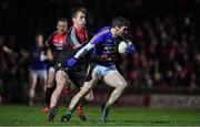 11 February 2017; Killian Young of Kerry in action against Cillian O'Connor of Mayo during the Allianz Football League Division 1 Round 2 match between Kerry and Mayo at Austin Stack Park in Tralee, Co. Kerry. Photo by Brendan Moran/Sportsfile