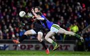 11 February 2017; Andy Moran of Mayo in action against Mark Griffin of Kerry during the Allianz Football League Division 1 Round 2 match between Kerry and Mayo at Austin Stack Park in Tralee, Co. Kerry. Photo by Brendan Moran/Sportsfile