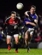 11 February 2017; Andy Moran of Mayo in action against Mark Griffin of Kerry during the Allianz Football League Division 1 Round 2 match between Kerry and Mayo at Austin Stack Park in Tralee, Co. Kerry.  Photo by Brendan Moran/Sportsfile