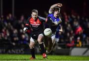 11 February 2017; Andy Moran of Mayo in action against Mark Griffin of Kerry during the Allianz Football League Division 1 Round 2 match between Kerry and Mayo at Austin Stack Park in Tralee, Co. Kerry.  Photo by Brendan Moran/Sportsfile