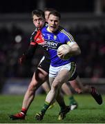 11 February 2017; Mark Griffin of Kerry in action against Cillian O'Connor of Mayo during the Allianz Football League Division 1 Round 2 match between Kerry and Mayo at Austin Stack Park in Tralee, Co. Kerry. Photo by Brendan Moran/Sportsfile