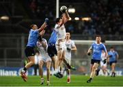 11 February 2017; Sean Cavanagh of Tyrone rises highest to claim the ball from a kickout during the Allianz Football League Division 1 Round 2 match between Dublin and Tyrone at Croke Park in Dublin. Photo by Sam Barnes/Sportsfile