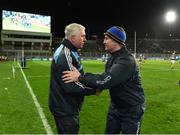 11 February 2017; The Dublin manager, Ger Cunningham, shakes hands with the Tipperary manager, Michael Ryan, right, after the Allianz Hurling League Division 1A Round 1 match between Dublin and Tipperary at Croke Park in Dublin. Photo by Ray McManus/Sportsfile