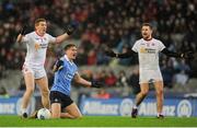 11 February 2017; Peter Harte, left, and Niall Sludden of Tyrone appeal to the referee after a late free is awarded for a foul on Michael Fitzsimons of Dublin during the Allianz Football League Division 1 Round 2 match between Dublin and Tyrone at Croke Park in Dublin. Photo by Sam Barnes/Sportsfile