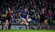 11 February 2017; Tom O'Sullivan of Kerry in action against Eóin O'Donoghue, left, and Cillian O'Connor of Mayo during the Allianz Football League Division 1 Round 2 match between Kerry and Mayo at Austin Stack Park in Tralee, Co. Kerry. Photo by Brendan Moran/Sportsfile