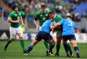 11 February 2017; Tadhg Furlong of Ireland is tackled by Andrea Lovotti, left, and Lorenzo Cittadini of Italy during the RBS Six Nations Rugby Championship match between Italy and Ireland at the Stadio Olimpico in Rome, Italy. Photo by Stephen McCarthy/Sportsfile