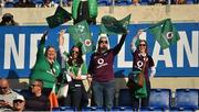 11 February 2017; Ireland supporters during the RBS Six Nations Rugby Championship match between Italy and Ireland at the Stadio Olimpico in Rome, Italy. Photo by Ramsey Cardy/Sportsfile