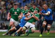 11 February 2017; CJ Stander of Ireland is tackled by Carlo Canna of Italy during the RBS Six Nations Rugby Championship match between Italy and Ireland at the Stadio Olimpico in Rome, Italy. Photo by Ramsey Cardy/Sportsfile