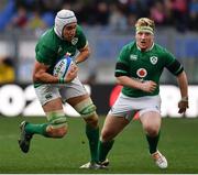 11 February 2017; Ultan Dillane, left, and James Tracy of Ireland during the RBS Six Nations Rugby Championship match between Italy and Ireland at the Stadio Olimpico in Rome, Italy. Photo by Ramsey Cardy/Sportsfile