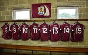 12 February 2017; A general view of the Galway dressing room before the Allianz Football League Division 2 Round 2 game between Fermanagh and Galway at Brewster Park in Enniskillen, Co. Fermanagh. Photo by Oliver McVeigh/Sportsfile
