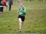 12 February 2017; Isabelle Cummins from Ferrybank AC Co Waterford on her way to winning the Girls under-17 3000m during Irish Life Health National Masters & Juvenile B XC Championships at Waterford I.T. in Waterford. Photo by Matt Browne/Sportsfile
