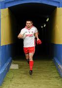 9 July 2011; Tyrone captain Ryan Mcmenamin leads his side out before the game. GAA Football All-Ireland Senior Championship Qualifier Round 2, Longford v Tyrone, Pearse Park, Co. Longford. Picture credit: Brendan Moran / SPORTSFILE