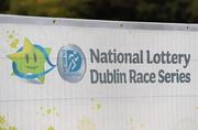 16 July 2011; A general view of signage at The National Lottery Irish Runner 5 Mile. Phoenix Park, Dublin. Picture credit: Brendan Moran / SPORTSFILE