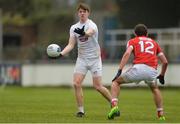 12 February 2017; Kevin Feely of Kildare in action against Mark Collins of Cork during the Allianz Football League Division 2 Round 2 game between Kildare and Cork at St Conleth's Park in Newbridge, Co. Kildare. Photo by Piaras Ó Mídheach/Sportsfile