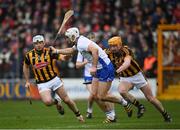 12 February 2017; Shane Fives of Waterford in action against Jonjo Farrell, left, and Sean Morrisey of Kilkenny during the Allianz Hurling League Division 1A Round 1 game between Kilkenny and Waterford at Nowlan Park in Kilkenny. Photo by Ray McManus/Sportsfile