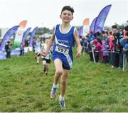 12 February 2017; Callum McElhinney of Bantry AC Co Cork on his way to winning the Boys under-13 2000m during the Irish Life Health National Masters & Juvenile B XC Championships at Waterford I.T. in Waterford. Photo by Matt Browne/Sportsfile