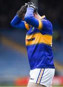 12 February 2017; Michael Quinlivan of Tipperary reacts after missing an opportunity to score a point during the Allianz Football League Division 3 Round 2 game between Tipperary and Sligo at Semple Stadium in Thurles, Co. Tipperary. Photo by Seb Daly/Sportsfile