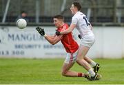 12 February 2017; Aidan Walsh of Cork in action against Neil Flynn of Kildare during the Allianz Football League Division 2 Round 2 game between Kildare and Cork at St Conleth's Park in Newbridge, Co. Kildare. Photo by Piaras Ó Mídheach/Sportsfile
