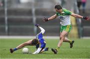 12 February 2017; Enda Smith of Roscommon in action against Michael Murphy of Donegal during the Allianz Football League Division 1 Round 2 game between Roscommon and Donegal at Dr. Hyde Park in Roscommon. Photo by David Maher/Sportsfile