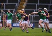 12 February 2017; David Redmond of Wexford in action against Gearóid Hegarty of Limerick during the Allianz Hurling League Division 1B Round 1 game between Wexford and Limerick at Innovate Wexford Park in Wexford. Photo by Daire Brennan/Sportsfile