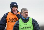12 February 2017; Roscommon manager Kevin McStay, right, with selector Liam McHale during the Allianz Football League Division 1 Round 2 game between Roscommon and Donegal at Dr. Hyde Park in Roscommon. Photo by David Maher/Sportsfile