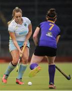 12 February 2017; Millie O'Donnell of UCD in action against Erica Markey of Pembroke during the Women's Irish Senior Cup semi-final game between UCD and Pembroke at the National Hockey Stadium in UCD, Belfield. Photo by Sam Barnes/Sportsfile