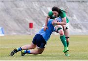 12 February 2017; Paula Fitzpatrick of Ireland  takes on Lucia Cammarano of Italy onduring the RBS Women's Six Nations Rugby Championship game between Italy and Ireland at Stadio Tommaso Fattori in L'Aquila, Italy. Photo by Roberto Bregani/Sportsfile