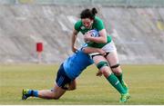 12 February 2017; Paula Fitzpatrick of Ireland is tackled by Lucia Cammarano of Italy during the RBS Women's Six Nations Rugby Championship game between Italy and Ireland at Stadio Tommaso Fattori in L'Aquila, Italy. Photo by Roberto Bregani/Sportsfile