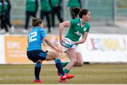 12 February 2017; Nora Stapleton of Ireland in action during the RBS Women's Six Nations Rugby Championship game between Italy and Ireland at Stadio Tommaso Fattori in L'Aquila, Italy. Photo by Roberto Bregani/Sportsfile