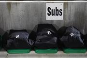 11 February 2017; A view of the substitutes bench prior to the Allianz Football League Division 1 Round 2 match between Kerry and Mayo at Austin Stack Park in Tralee, Co. Kerry.  Photo by Brendan Moran/Sportsfile