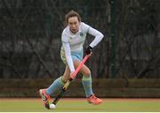 12 February 2017; Abbie Russell of UCD during the Women's Irish Senior Cup semi-final game between UCD and Pembroke at the National Hockey Stadium in UCD, Belfield. Photo by Sam Barnes/Sportsfile