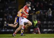 11 February 2017; Dean Brosnan of Cork in action against David Fitzgerald of Clare during the Allianz Hurling League Division 1A Round 1 match between Cork and Clare at Páirc Uí Rinn in Cork. Photo by Matt Browne/Sportsfile