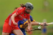 16 July 2011; Orla Cotter, Cork, in action against Michelle Shortt, Tipperary. All-Ireland Senior Camogie Championship in association with RTE Sport, Cork v Tipperary, Cork Institute of Technology, Bishopstown, Cork. Picture credit: Barry Cregg / SPORTSFILE