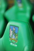 9 July 2011; A general view of the Limerick crest on the substitutes seats at Pairc na nGael. GAA Football All-Ireland Senior Championship Qualifier Round 2, Limerick v Offaly, Gaelic Grounds, Limerick. Picture credit: Stephen McCarthy / SPORTSFILE