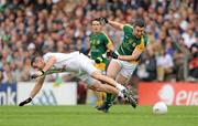 16 July 2011; Aindriu Mac Lochlainn, Kildare, in action against Cian Ward, Meath. GAA Football All-Ireland Senior Championship Qualifier, Round 3, Meath v Kildare, Pairc Tailteann, Navan, Co. Meath. Picture credit: Pat Murphy / SPORTSFILE