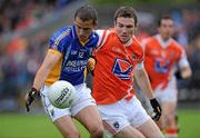16 July 2011; Nicky Mernagh, Wicklow, in action against Brendan Donaghy, Armagh. GAA Football All-Ireland Senior Championship Qualifier, Round 2, Replay, Wicklow v Armagh, County Grounds, Aughrim, Co. Wicklow. Picture credit: Matt Browne / SPORTSFILE