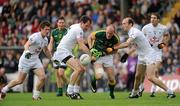 16 July 2011; Joe Sheridan, Meath, in action against, from left, Emmet Bolton, Michael Foley, Hugh McGrillen and Gary White, Kildare. GAA Football All-Ireland Senior Championship Qualifier, Round 3, Meath v Kildare, Pairc Tailteann, Navan, Co. Meath. Picture credit: Pat Murphy / SPORTSFILE