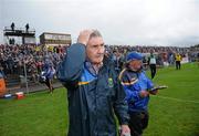 16 July 2011; Wicklow manager Mick O'Dwyer after the game against Armagh. GAA Football All-Ireland Senior Championship Qualifier, Round 2, Replay, Wicklow v Armagh, County Grounds, Aughrim, Co. Wicklow. Picture credit: Matt Browne / SPORTSFILE
