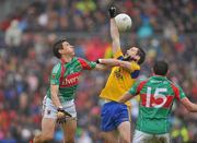 17 July 2011; Alan Freeman, Mayo, in action against Niall Carty, Roscommon. Connacht GAA Football Senior Championship Final, Roscommon v Mayo, Dr. Hyde Park, Roscommon. Picture credit: David Maher / SPORTSFILE