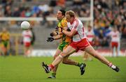 17 July 2011; Rory Kavanagh, Donegal, in action against Michael Friel, Derry. Ulster GAA Football Senior Championship Final, Derry v Donegal, St Tiernach's Park, Clones, Co. Monaghan. Picture credit: Oliver McVeigh / SPORTSFILE