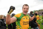 17 July 2011; Michael Murphy, Donegal, celebrates at the final whistle. Ulster GAA Football Senior Championship Final, Derry v Donegal, St Tiernach's Park, Clones, Co. Monaghan. Picture credit: Oliver McVeigh / SPORTSFILE