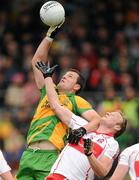 17 July 2011; Michael Murphy, Donegal, in action against Michael Friel, Derry. Ulster GAA Football Senior Championship Final, Derry v Donegal, St Tiernach's Park, Clones, Co. Monaghan. Picture credit: Brendan Moran / SPORTSFILE