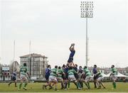 12 February 2017; Mick Kearney of Leinster takes possession in a lineout during the Guinness PRO12 Round 14 match between Benetton Treviso and Leinster at Stadio Monigo in Treviso, Italy. Photo by Stephen McCarthy/Sportsfile