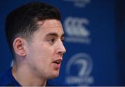 13 February 2017; Noel Reid of Leinster speaking during a press conference at UCD, in Belfield, Dublin. Photo by Seb Daly/Sportsfile
